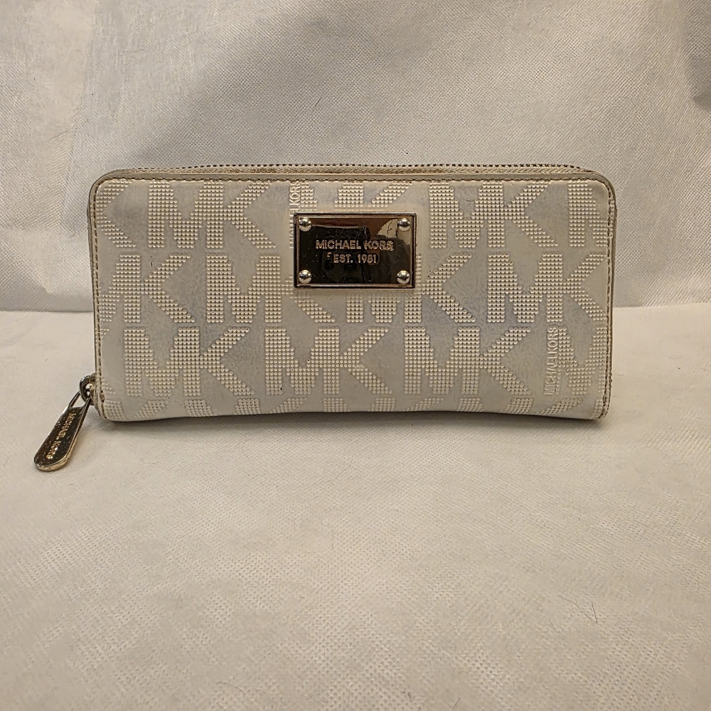 Michael Kors Gray Logo Wallet